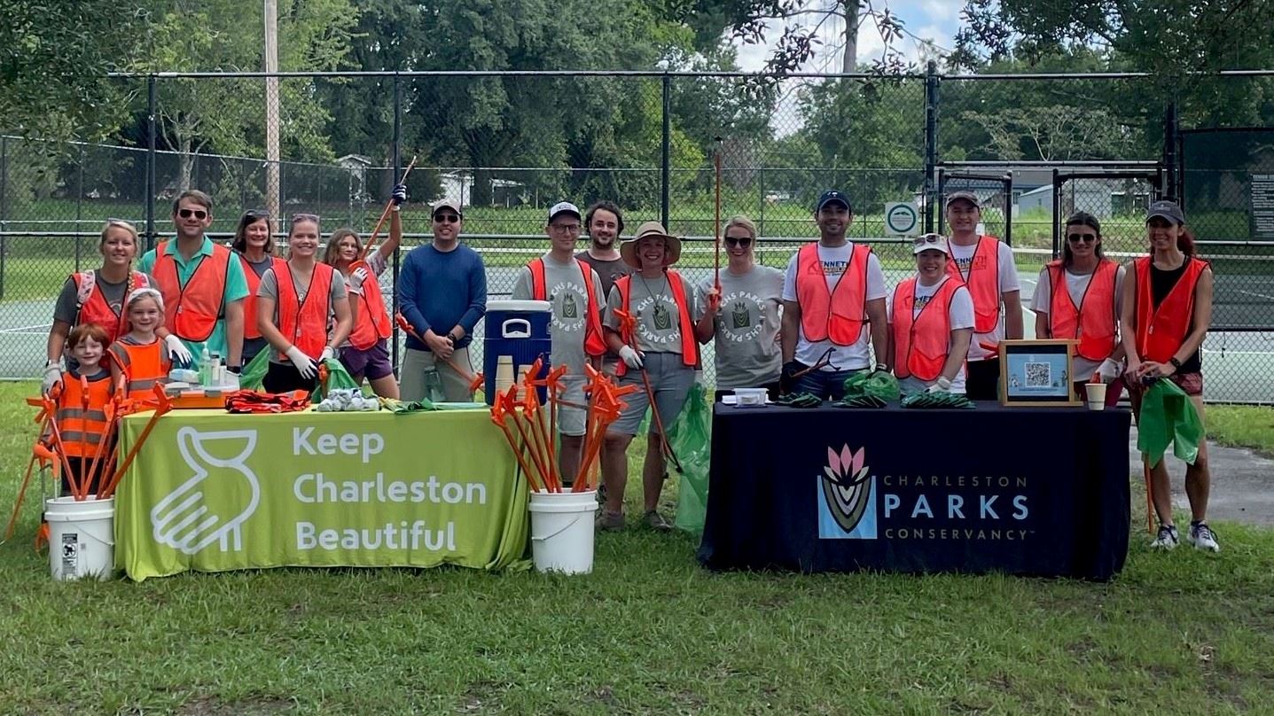 Group Photo at Litter Sweep