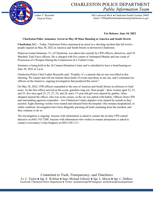 News Release 6/10/2022