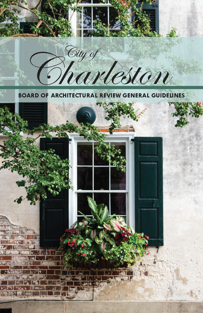 City of Charleston BAR General Guidelines Booklet 2024 Cover