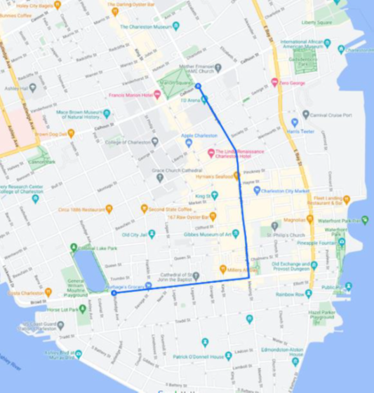 Holiday Parade Map 2